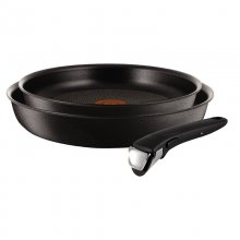 Tefal Ingenio Expertise Set de Frigideiras de 22 e 26cm em Alumínio com Pega Removível en PcComponentes