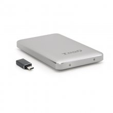Tooq TQE-2531S Caja Externa USB 3.1 Plata para Disco Duro 2.5" SATAIII con UASP