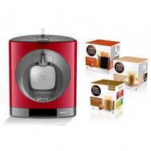 Krups Dolce Gusto Oblo Máquina de Café de Cápsulas Vermelha + 3 Packs de Café en PcComponentes