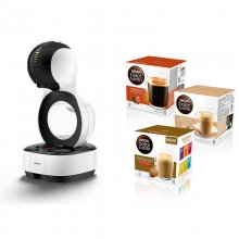 Krups Dolce Gusto Lumio Máquina de Café Automática Branca + 3 Packs de Café en PcComponentes