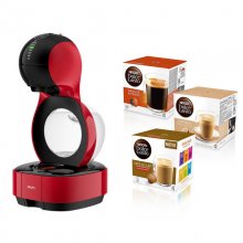 Krups Dolce Gusto Lumio Máquina de Café Automática Vermelha + 3 Packs de Café en PcComponentes