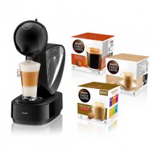 Krups Dolce Gusto Infinissima Máquina de Café Manual Preta + 3 Packs de Café en PcComponentes