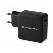 Conceptronic Althea 01B Cargador USB + USB-C en PcComponentes
