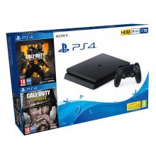 Sony PlayStation 4 Slim 1TB + Call Of Duty Black Ops 4 + Call Of Duty WWII en PcComponentes