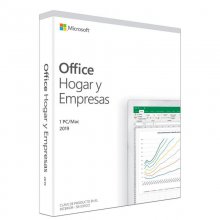 Microsoft Office Hogar y Empresas 2019 1 PC/MAC en PcComponentes