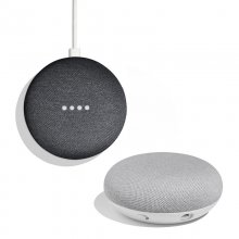 Pack 2x Google Home Mini Altavoz Inteligente y Asistente Gris/Carbon en PcComponentes