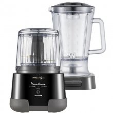 Moulinex 1,2,3 Ultimate Picadora Elétrica 1000W + Copo Liquidificador en PcComponentes