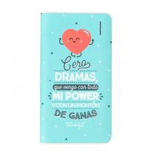 Mr Wonderful Cero Dramas Powerbank 6000mAh Azul en PcComponentes