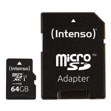 Intenso Tarjeta Micro SD SDXC 64GB Clase 10 en PcComponentes