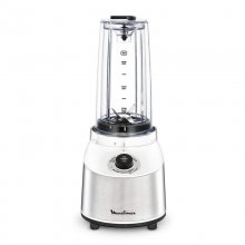 Moulinex FreshBoost Batidora de Vaso + Botella para Llevar 800W Blanca en PcComponentes