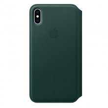 Apple Funda Leather Folio Verde Bosque para iPhone XS Max en PcComponentes