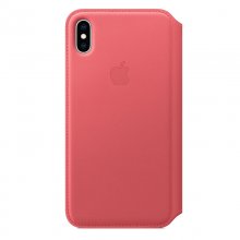 Apple Funda Leather Folio Rosa para iPhone XS Max en PcComponentes