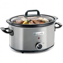 Crock-Pot CSC025X Olla de Cocción Lenta 3.5L 210W Acero Inoxidable en PcComponentes
