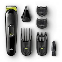Braun MGK 3021 6 en 1 Recortadora de Barba y Cortapelos Negro/Verde en PcComponentes