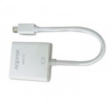 Approx appC13V2 Adaptador Mini DisplayPort a VGA Blanco en PcComponentes