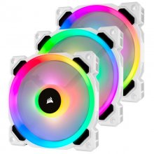 Corsair LL120 RGB Pack 3 Ventiladores 120mm con Lightning Node Pro Blanco en PcComponentes