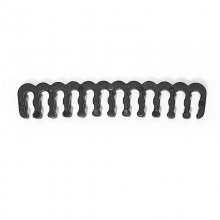 BHCustoms Cable Comb Abierto 24 Slots 4mm Negro en PcComponentes