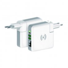 Ksix Traveling Charging Kit Batería Externa 6700 mAh + 2 USB + USB-C + Carga Inalámbrica en PcComponentes