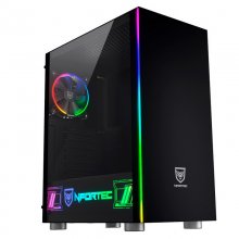 Nfortec Caronte Pro Cristal Templado USB 3.0 RGB Negro en PcComponentes