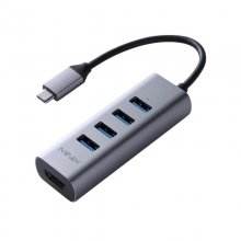 Minix Neo-C-UHGR Adaptador USB-C a 4 Puertos USB 3.0/HDMI Reacondicionado en PcComponentes