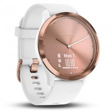 Garmin Vivomove HR Reloj Deportivo Talla S/M Rosa Oro con Correa Silicona Blanca en PcComponentes