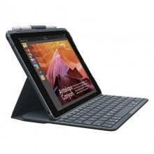 Logitech Slim Folio Funda con Teclado Bluetooth Qwerty Español Negro para iPad 2017/2018 en PcComponentes
