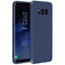 Forcell Soft Touch Funda de Silicona Azul Oscuro para Samsung Galaxy S8 Plus en PcComponentes