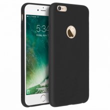 Forcell Soft Touch Funda de Silicona Negra para iPhone 6 Plus / 6S Plus en PcComponentes