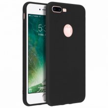 Forcell Soft Touch Funda de Silicona Negra para iPhone 7 Plus / 8 Plus en PcComponentes