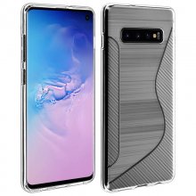 Avizar Funda de Silicona Transparente Diseño S-Line para Samsung Galaxy S10 en PcComponentes
