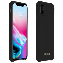 Guess Funda Silicona Soft-Touch Negra para iPhone X/XS en PcComponentes