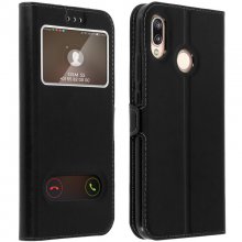 Avizar Funda Doble Ventana Negra para Huawei P20 Lite en PcComponentes
