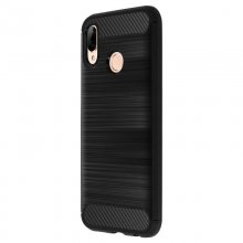Avizar Funda de Silicona Negra Carbono a Rayas para Huawei P20 Lite en PcComponentes