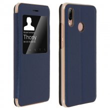 Avizar Funda Libro con Ventana Azul Oscuro para Huawei P20 Lite en PcComponentes