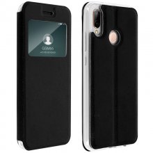 Avizar Funda Libro Negra con Ventana y Soporte para Huawei P20 Lite en PcComponentes