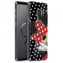Disney Funda Minnie Mouse Transparente de Lunares para Samsung Galaxy S9 en PcComponentes