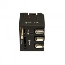 Talius TAL-EU-148 Hub USB 2.0 3 Puertos Negro en PcComponentes