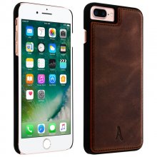 Akashi Funda de Piel Genuina para iPhone 6 Plus/6S Plus/7 Plus/8 Plus en PcComponentes