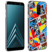 DC Comics Funda de Silicona Liga de la Justicia para Samsung Galaxy A6 Plus en PcComponentes
