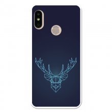 Be Unique Funda Gel Reno Azul Geométrico para Xiaomi Mi A2 Lite/Redmi 6 Pro en PcComponentes