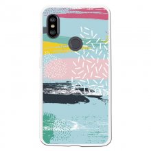 Be Unique Funda Gel Colores Geométricos para Xiaomi Redmi Note 6 Pro en PcComponentes