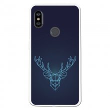Be Unique Funda Gel Reno Azul Geométrico para Xiaomi Redmi Note 6 Pro en PcComponentes