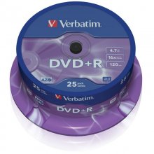 Verbatim DVD+R 16x 4.7GB Bobina 25 Unds en PcComponentes
