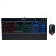 Corsair Pack Gaming K55 Teclado Retroiluminado + Harpoon RGB Ratón Óptico 6000DPI en PcComponentes