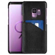 Bugatti Londra Funda Rígida Negra de Piel Auténtica para Samsung Galaxy S9 en PcComponentes