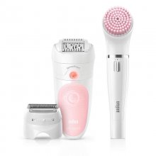 Braun Silk-épil 5 5/885 Depiladora Blanco/Rosa en PcComponentes