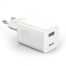 Baseus Cargador Blanco USB 3.0 Carga Rápida