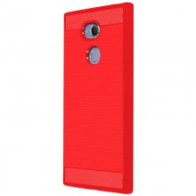 Avizar Funda de Silicona Carbono a Rayas Rojo para Sony Xperia XA2 Ultra en PcComponentes