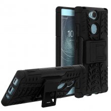 Avizar Funda Antigolpes con Soporte Negra para Sony Xperia XA2 en PcComponentes