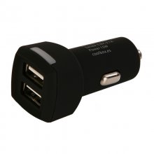 CoolBox CU231-C Cargador para Coche 2x USB 3.1A Negro